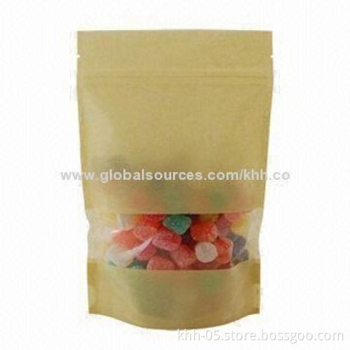 Food Bag, Made of Kraft Paper, Laminated with Aluminum Foil